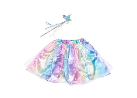 Enchanted Unicorn Skirt & Wand Set