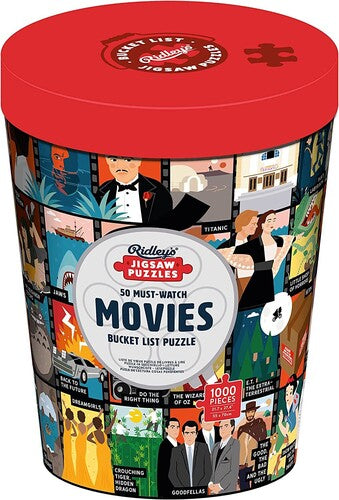 Bucket List Movies 1000 Piece Puzzle