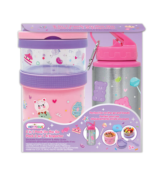 2 In 1 Pack On The Go, Sweets ( 500mL 16.9oz)