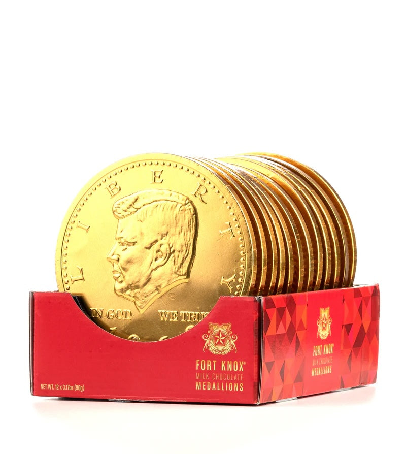 Fort Knox Chocolate Gold Medallion