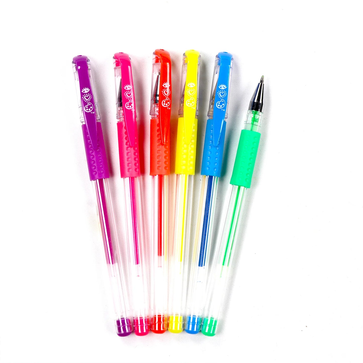 6 Neon Gel Pens