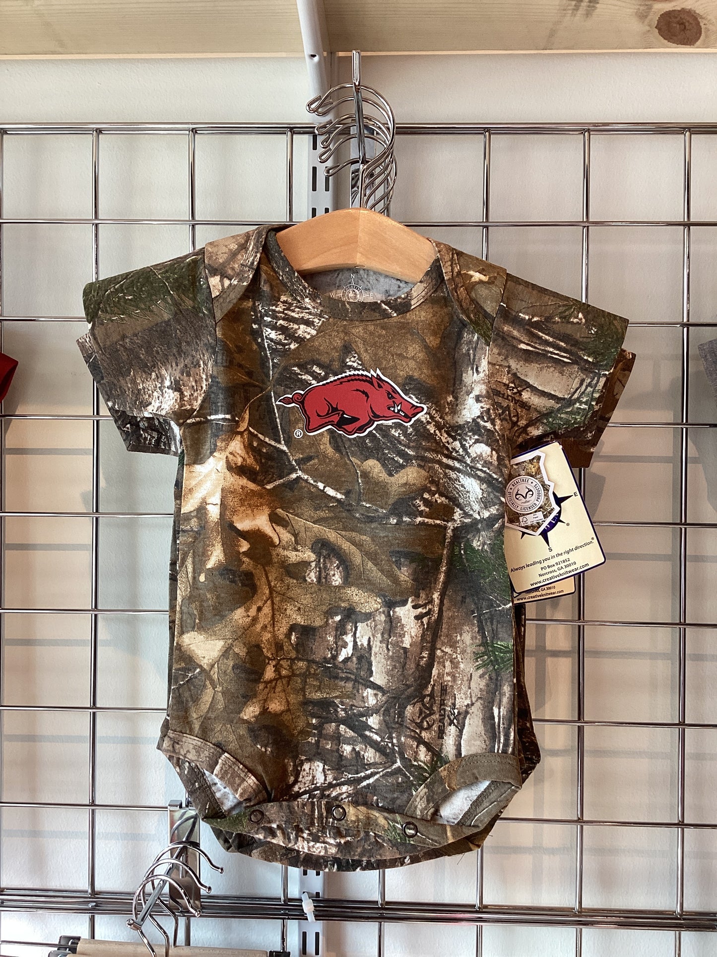 Razorback Camo Onesies