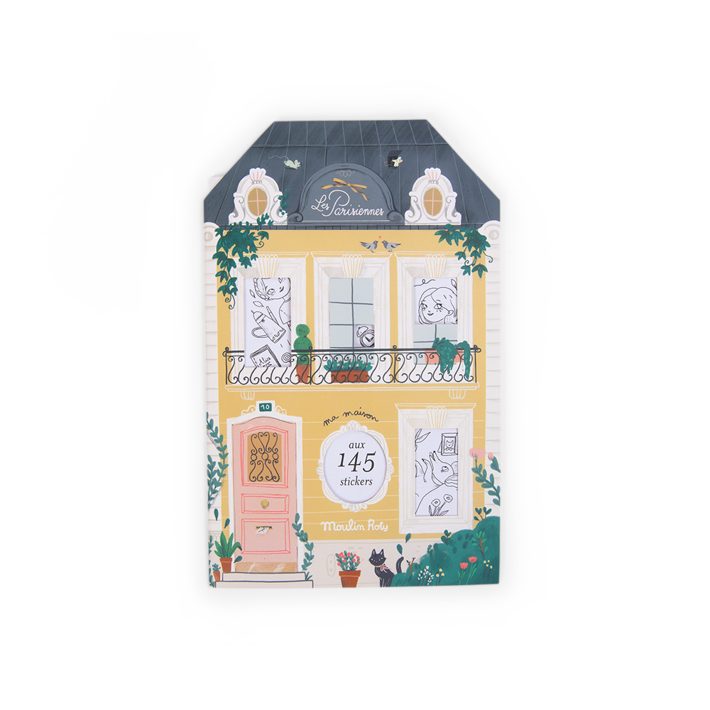 The Parisienne Coloring Book + 145 Stickers