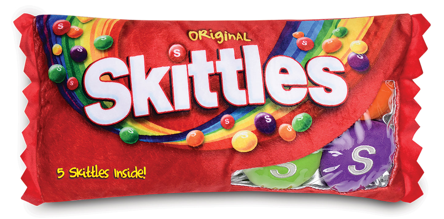 Skittles Packaging Fleece Plush