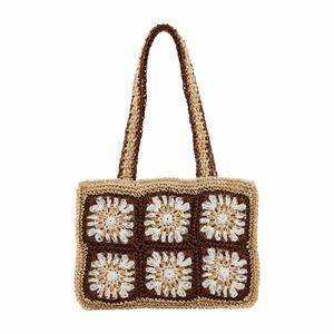 Floral Crochet Mini Tote