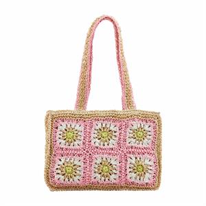 Floral Crochet Mini Tote