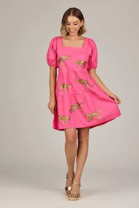 Della Sparkle Dress - Pink