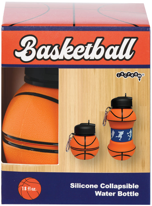 Basketball Collapsible Water Bottle