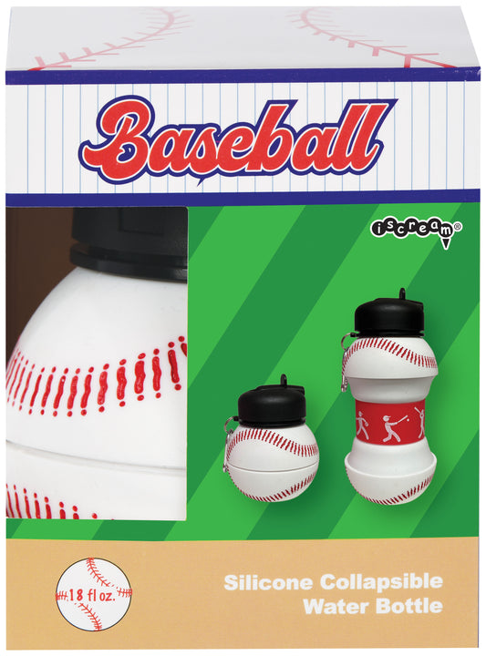 Baseball Collapsible Water Bottle