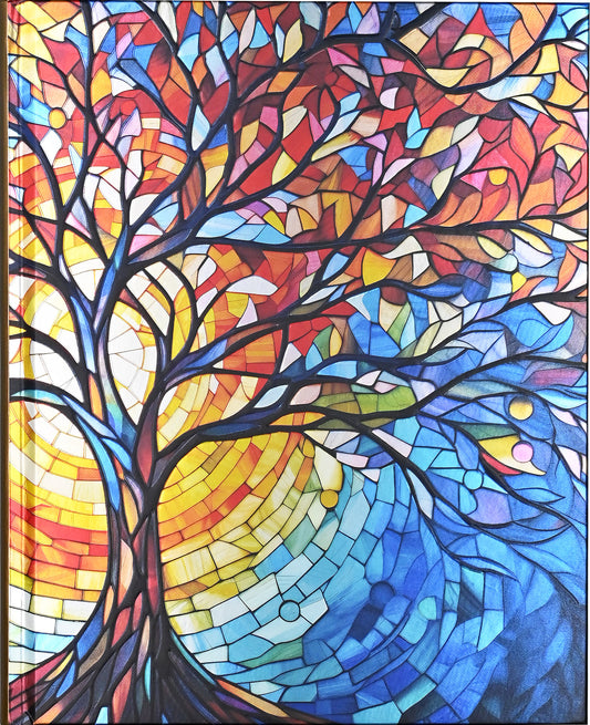 Stained Glass Tree of Life Journal