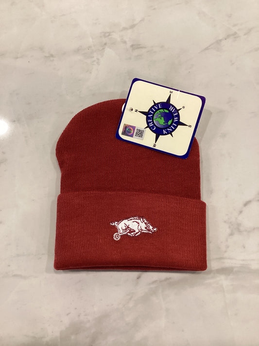Newborn Razorback Knit Cap