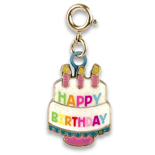 Gold Happy Birthday Charm