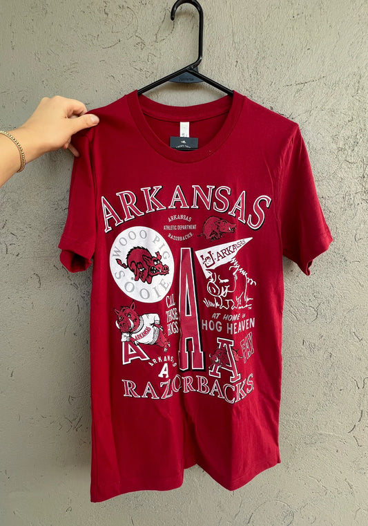 Razorbacks Collage Tee
