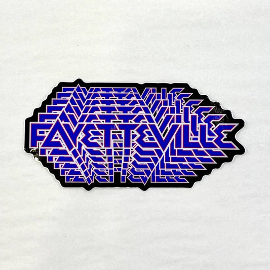 Neon Fayetteville Sticker