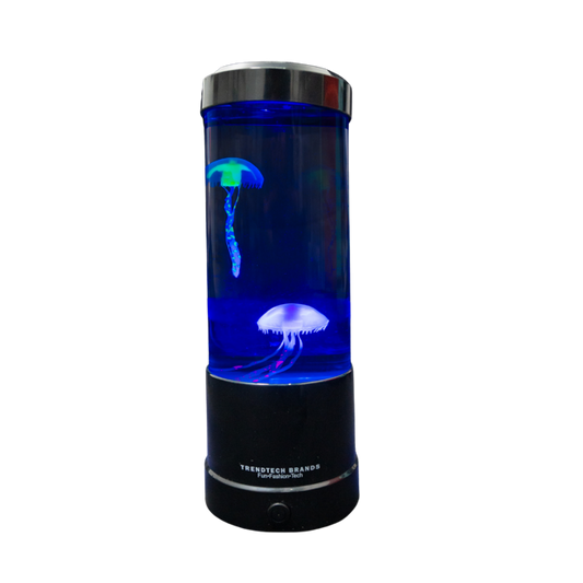 Jelly Fish Lamp w/ LED Lights - Mini Black