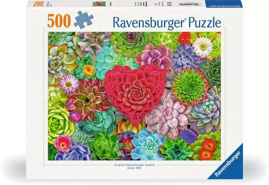 Succulent Love 500 Piece Puzzle