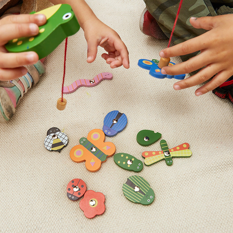 Catch a Bug Wooden Fishing Game