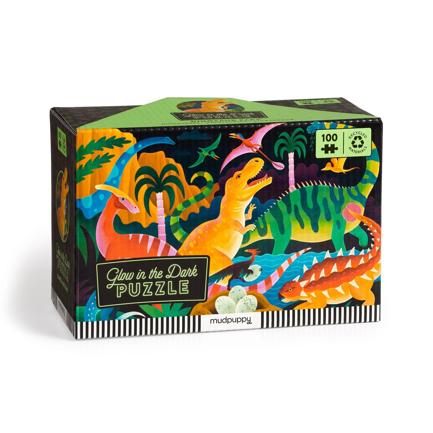 Glow Dinosaur Park 100 Piece Puzzle