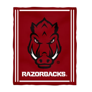 ARKANSAS RAZORBACK Minky Blanket