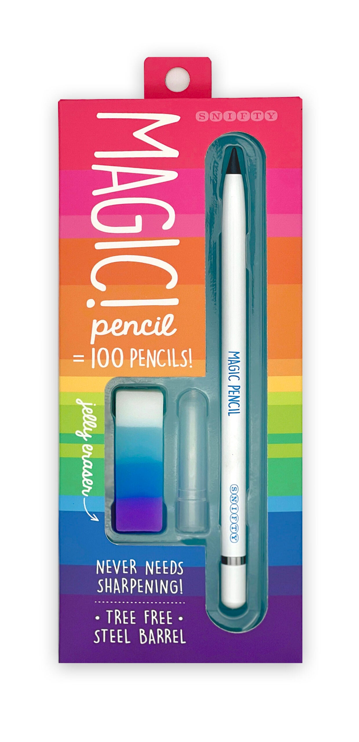 Magic Pencil & Eraser Set - White