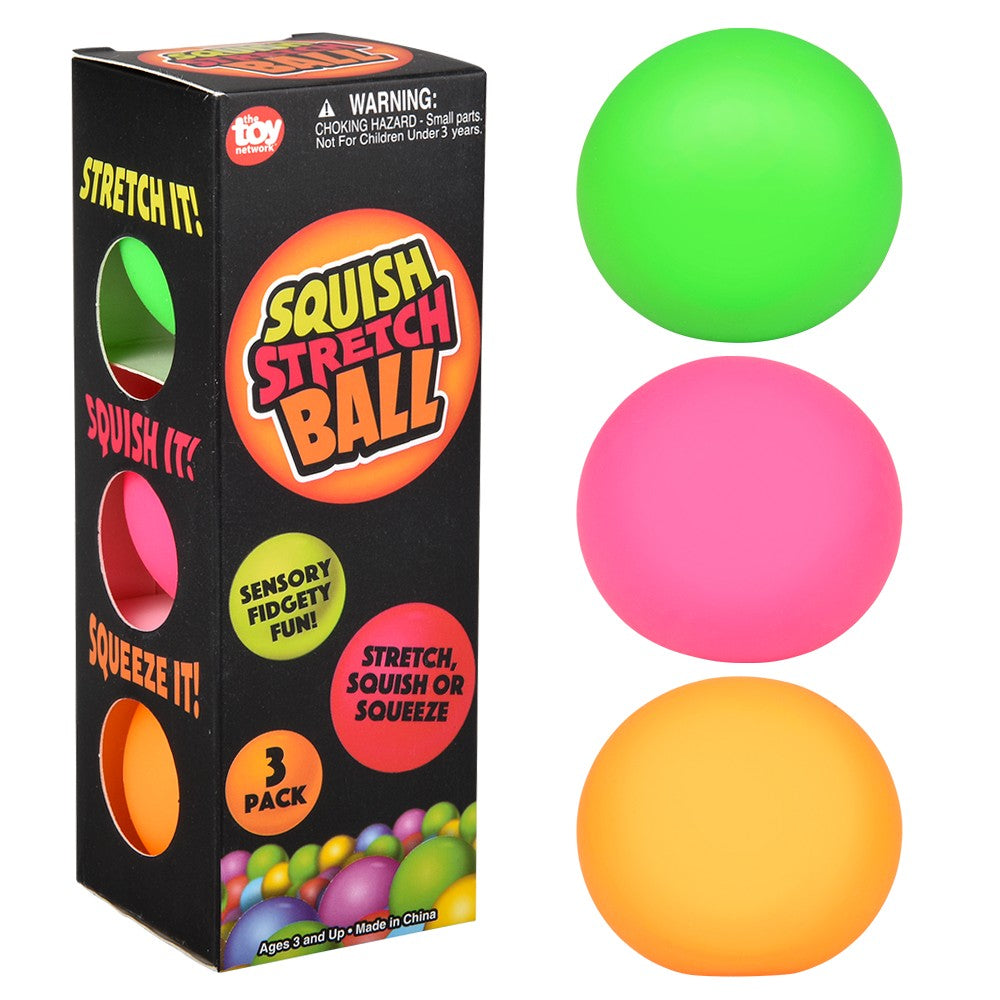 Squish Stretch Ball 3 pack