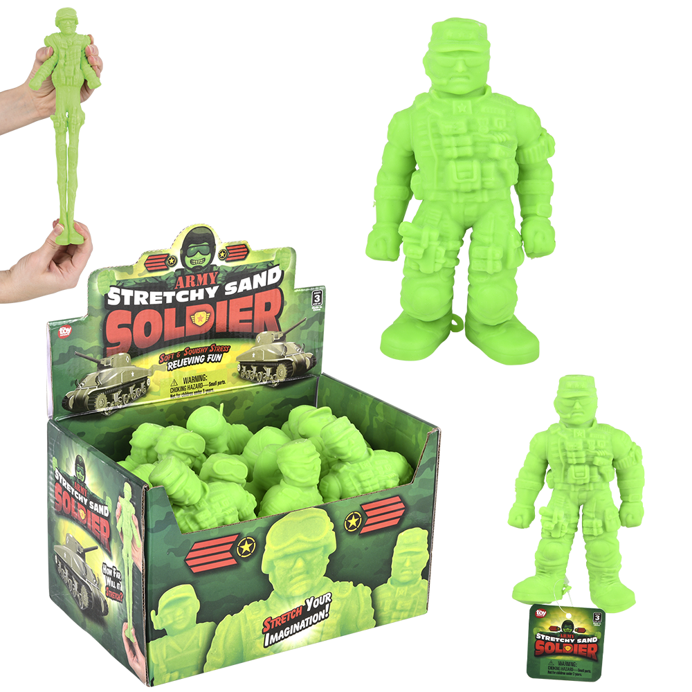 STRETCHY SAND TOY SOLDIER