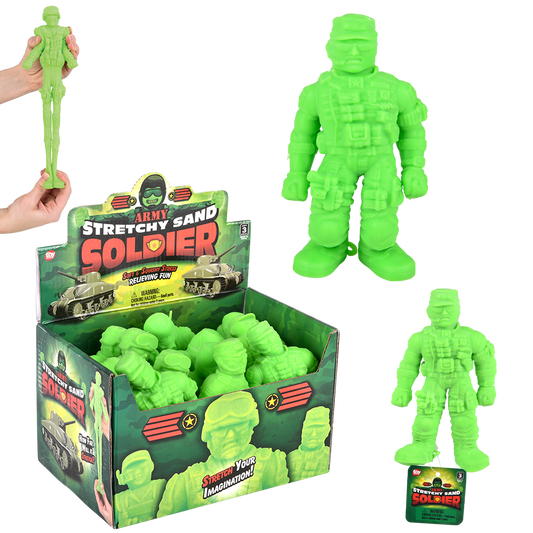 STRETCHY SAND TOY SOLDIER