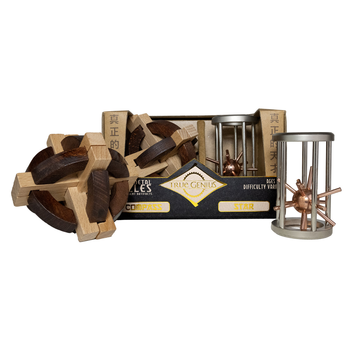 Compass and Star Puzzles