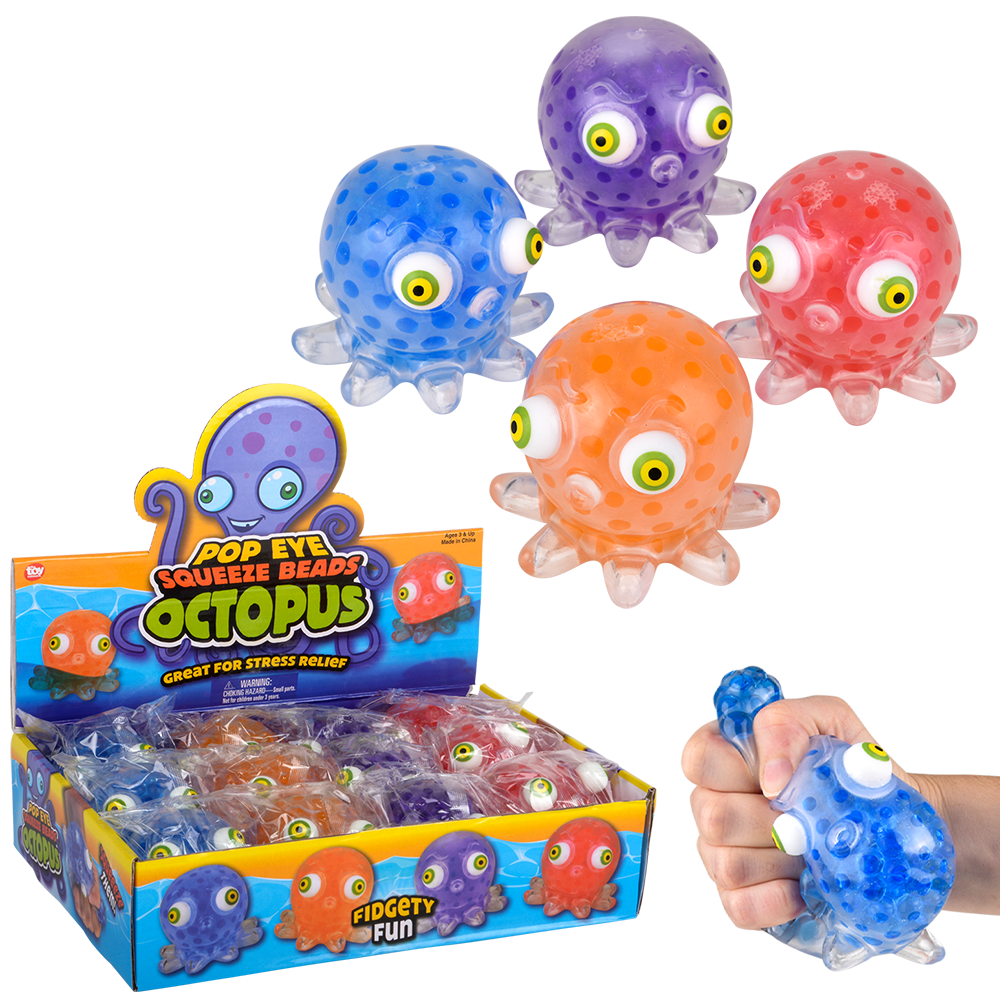 Pop Eye Squeeze Beads Octopus