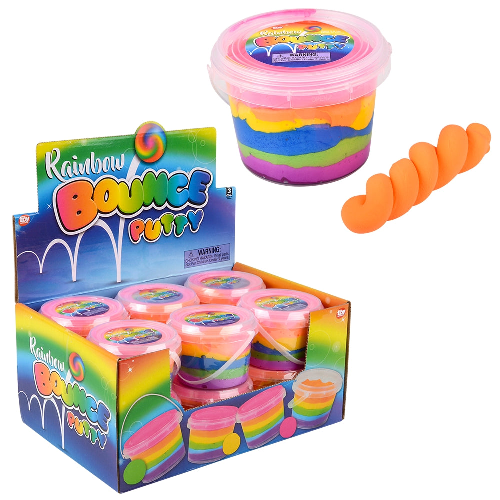 Rainbow Bounce Putty