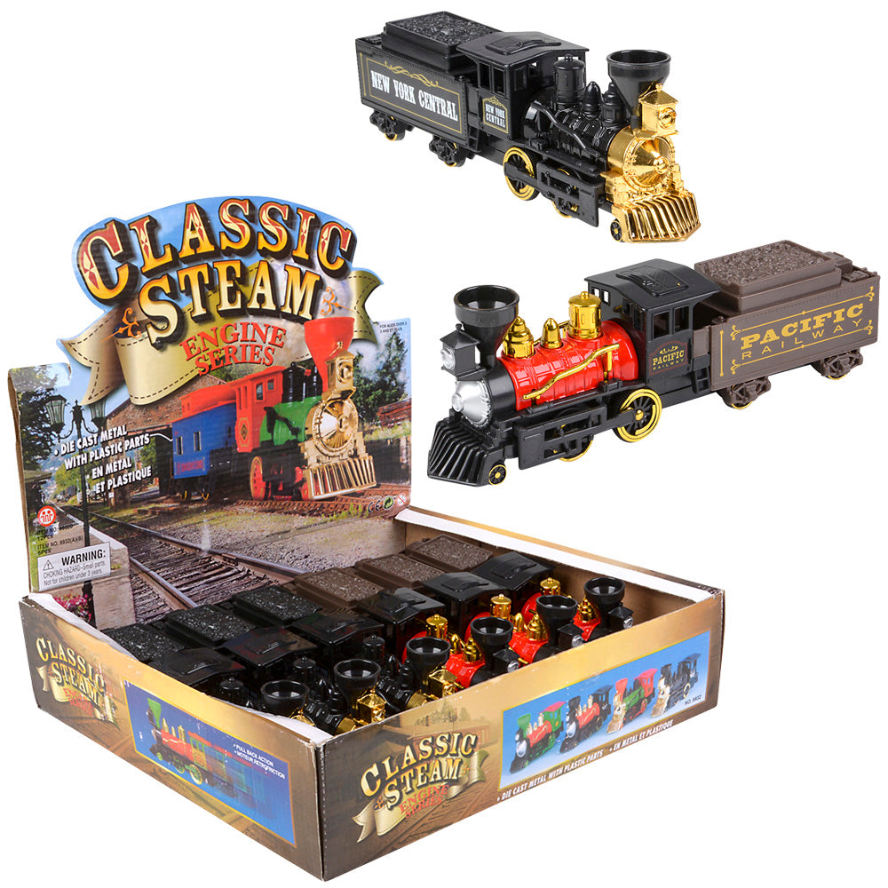 10" STEAM ENGINE LOCOMOTIVE DIE CAST