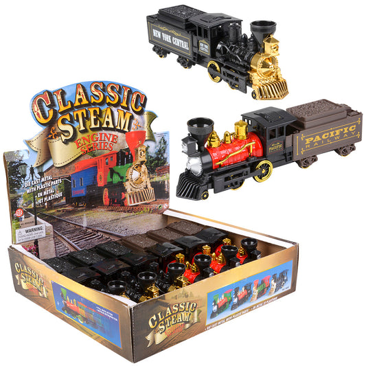 10" STEAM ENGINE LOCOMOTIVE DIE CAST