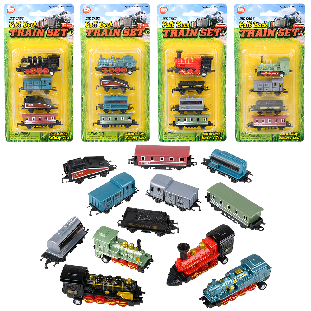 Diecast - PULL BACK MINI LOCOMOTIVE TRAIN