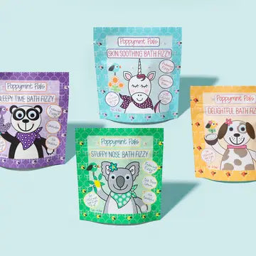 Poppymint Pals Bath Fizzies