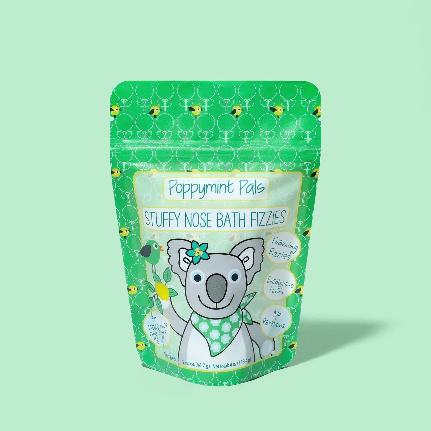 Poppymint Pals Bath Fizzies