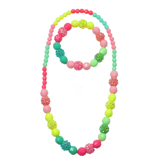 Vividly Vibrant Necklace & Bracelet Set
