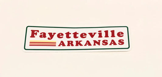 Fayetteville Stripe Sticker