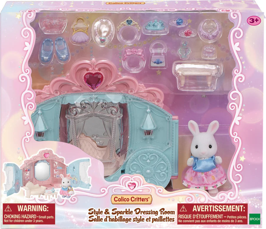 Calico Critters Style & Sparkle Dressing Room