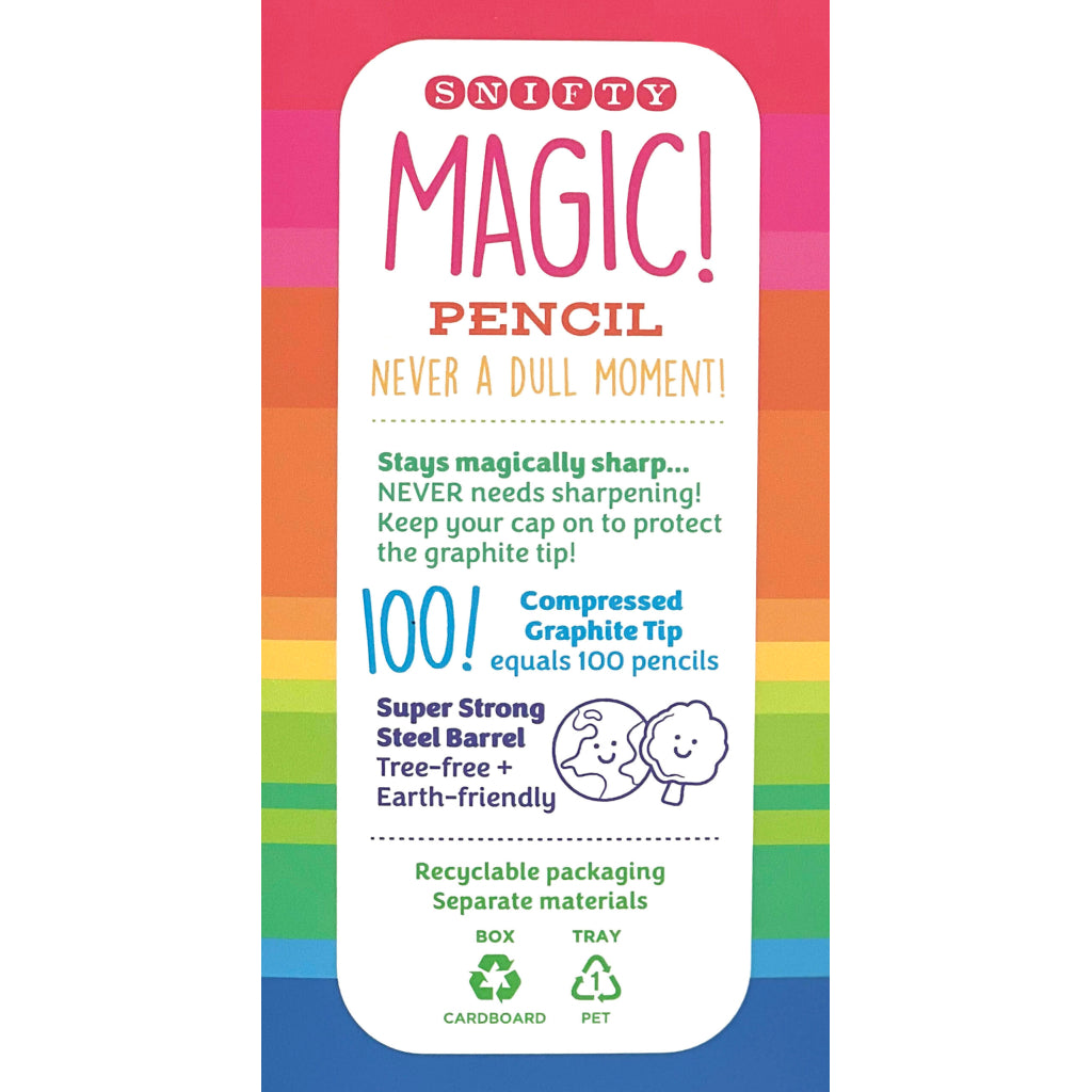 Magic Pencil & Eraser Set - White