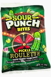 Sour Punch Bites Pickle Roulette