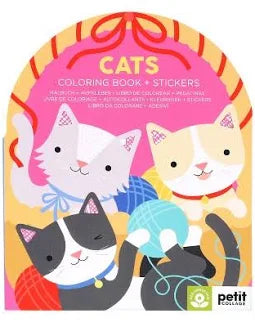 Coloring Book w/ Stickers Pets