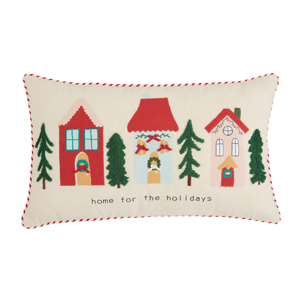 Holiday Pillow / Holiday Houses